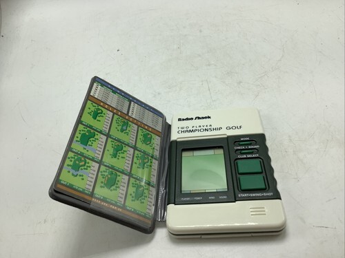 RADIO SHACK handheld 2-Player Championship Golf electronic game 18 holes LED Item image 6