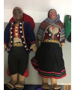 A Pair of Vintage Antique Souvenir PERUVIAN / PERU 14.5&quot; DOLLs from 1930... - $342.99 CAD