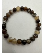 Marble style beads bracelet made for the MET NYC - £18.24 GBP