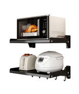 LAGLLGMT Wall Mount Microwave Oven Shelf, Kitchen Organizer Storage Hold... - $242.99