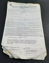 Joni Mitchell Concert Contract and Rider 1975 Photocopy - $712.49
