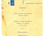 Newhausen Switzerland Restaurant 1958 Menu Henniez Lithinee Mineral Wate... - $13.86