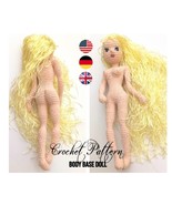 Doll Body Realistic Female  * Crochet pattern * Pdf file - $173.84 MXN