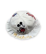 Vtg 50s 60s Walt Disney Baby Child’s Bucket Hat Mickey Donald Pluto Kristin - £26.83 GBP