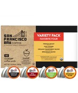 San Francisco Bay Coffee Favorite Four Variety Pack OneCUP Coffee Pods 8... - $1,140.22 MXN
