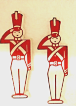 CENTURY SOLDIERS Figurines Standing at Attention Childrens Wall Decor 3 in tall - £14.35 GBP