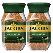2 pack JACOBS MONARCH Instant Coffee 95g in Glass Made in Russia RF - £19.43 GBP