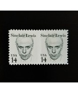 1980 14c Sinclair Lewis, American Novelist, Error Pair Scott 1856 Mint  ... - €27,10 EUR