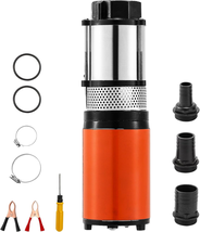 12V DC Submersible Deep Well Pump 13.2 GPM Solar Battery Powered Depth 23 Ft Sub - £126.95 GBP