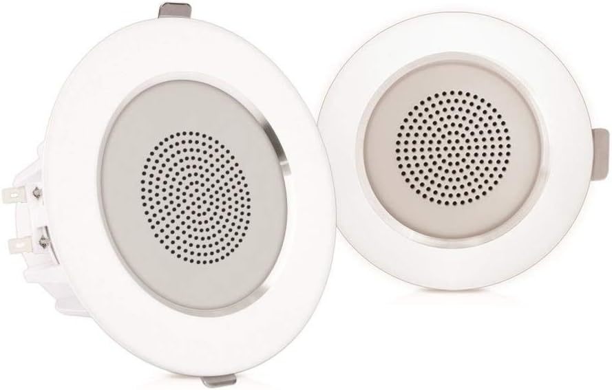 Primary image for The Pyle 4" Pair Flush Mount In-Wall In-Ceiling 2-Way Home Speaker System With