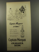 1950 Captain Morgan Jamaica Rum Advertisement - Captain Morgan&#39;s in town! - £14.78 GBP