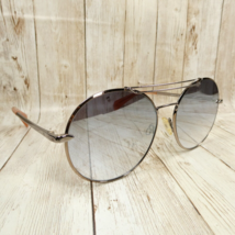 Rag &amp; Bone Silver Gray Round Mirrored Sunglasses w/Case RNB1011/S 6LB 59... - £56.05 GBP