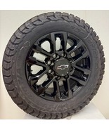Set 4 OEM Chevy Silverado 2500 20&quot; Black HD Wheels BFG A/T KO3 Tires New... - $4,124.00 CAD