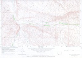 Price Creek NE, Montana 1968 Vintage USGS Topo Map 7.5 Quadrangle Topogr... - £18.80 GBP