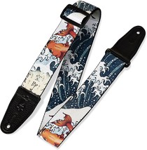 Levy&#39;s Leathers 2&quot; Polyester Guitar Strap Sublimation-Printed with original - £31.49 GBP