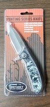 KCC Hunting Series Pocket Knife Bear 440 Stainless Pocket Clip -NIP - £7.79 GBP