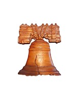 Vintage Liberty Bell Wall Hanging Copper Color Metal Sexton FREE SHIPPING - £14.79 GBP