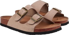 Skechers Womens Two Strap Sandal,Taupe,9M - £39.11 GBP