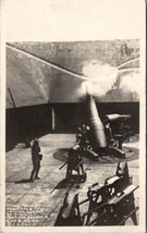 RPPC Cannon Firing at Fort Constitution New Hampshire Postcard V19 - £23.50 GBP