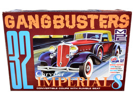 Skill 2 Model Kit 1932 Chrysler Imperial Eight with Police Motorcycle and 2 Gang - $53.34