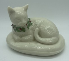 Lenox Annual Holiday China Jewels Cat on a Pillow 1994  Made in USA - $14.95