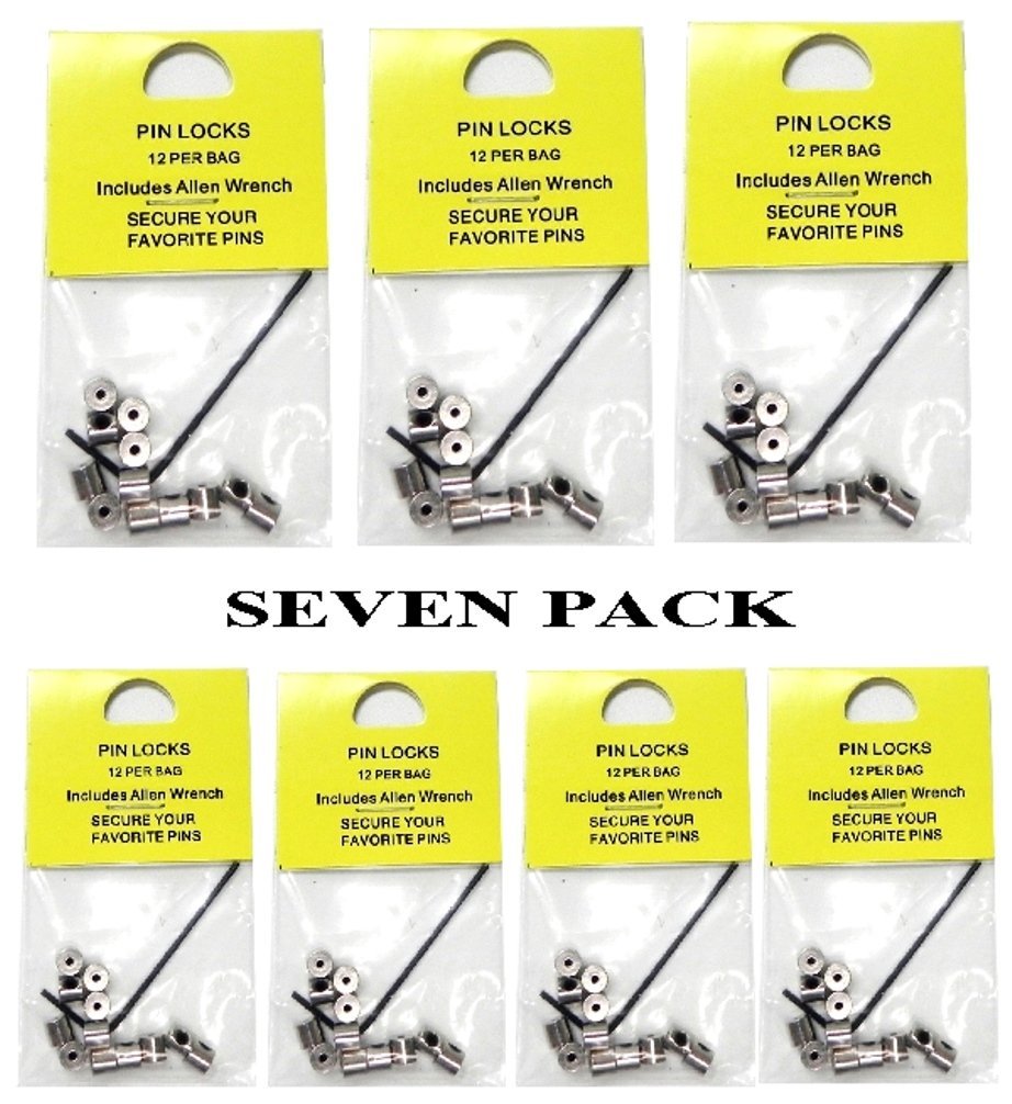 84 Locking Pin Keepers For Hat Lapel Vest - $8.38