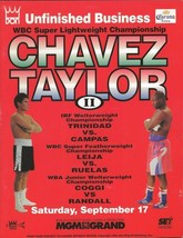 September 17 1994 Chavez Taylor II Super Lightweight Program MGM Grand - £27.25 GBP