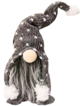 Gray Gnome Plush Doll Decoration Gifts 7&quot; tall when Seated - £7.51 GBP