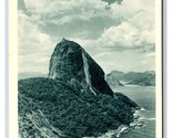 Posteriore Vista Zucchero Loaf Mountain Rio De Janeiro Brazil Unp Wb Pos... - $6.10