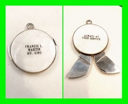 Vintage Advertising Mother Of Pearl Cigar Cutter And Pocket Watch FOB - $44.54