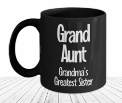 Great Aunt Mug Promoted to Grand Auntie Funny Gift for Big Sister Little Sis - £17.38 GBP+