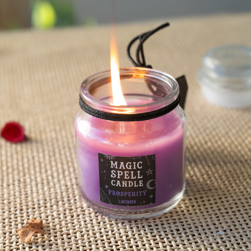 Set of 6 Wicca Halloween Ritual Magic Scented Spell Candle in Glass Jars Item image 3
