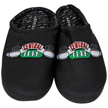 Friends Central Perk Logo Men&#39;s Scuff House Slippers Black - $36.98