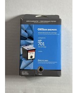 New Office Depot Black Ink Cartridge Replacement For HP 701 - $37.02