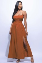 Side Slit Maxi Skirt Dress - $723.38 MXN