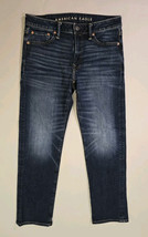 American Eagle Original Straight Jeans Mens 30x30 (31x29) Dark Blue AirF... - $22.09