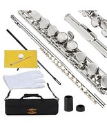 Glory Closed Hole C Flute With Case, Tuning Rod, Cloth, Joint Grease, An... - €101,87 EUR