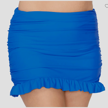 Raisins Curve Echo Swim Skirt | 22W, Aegean Blue Plus Size - Tummy Control - $28.05