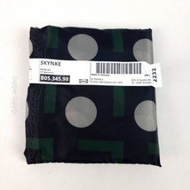 IKEA SKYNKE Shopping Bag Black/Beige Dot Pattern 17¾ × 14¼&quot; 805.345.98 New - $8.42