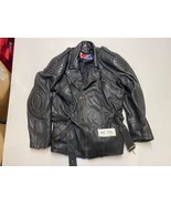 Levior Europe Line Vintage Leather Motorcycle Jacket  Armpit/Armpit 21&quot; ... - £43.40 GBP