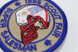 Vintage 1995 Scout Fair Super Salesman Oilers Boy Scouts America BSA Camp Patch - $11.69