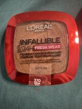 L’Oréal Infallible 24H Fresh Wear #370 Mocha Foundation In A Powder - $12.62