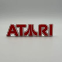Atari Logo Logo 3D Printed sign Red White 8 inch - $14.69
