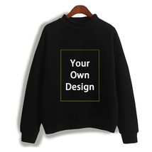 Your Own Design  Logo Picture Custom Men Women DIY Sweatshirt Long Sleeve Casual - £56.05 GBP