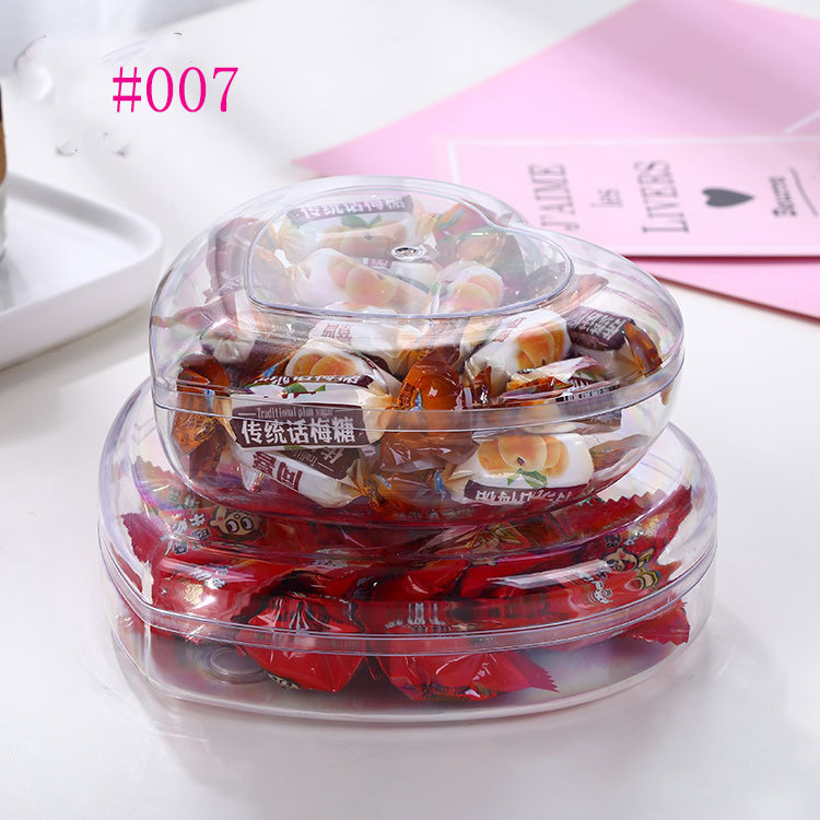 Yuansen Empty Airtight Clear Plastic Gift Box Heart Shaped Candy Box 182pcs/Lot - £232.92 GBP