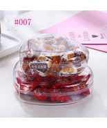 Yuansen Empty Airtight Clear Plastic Gift Box Heart Shaped Candy Box 182pcs/Lot - $296.00