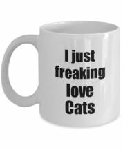 Caterpillar Mug I Just Freaking Love Cats Lover Funny Gift Idea Coffee Tea Cup - £13.47 GBP+