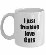 Caterpillar Mug I Just Freaking Love Cats Lover Funny Gift Idea Coffee T... - $314.05 MXN+