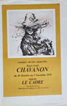 ROGER-LOUIS Chavanon - Original Exhibition Poster - Very Rare - Affiche - 1979 - $126.20