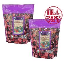 2 Packs Trader Joe&#39;s Freeze Dried Berry Mesley Slices Snack Crunchy - $13.50